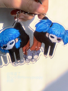 版权正版原创sallyface俏皮脸同人钥匙扣亚克力挂件手环项圈周边