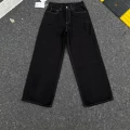 Black with Contrast Stitching