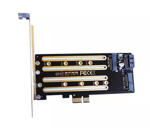 3.0 SSD转PCIe M.2 SSD转SATA两用转接卡 SATA 4.0 NVMe