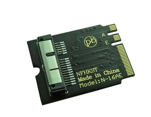 黑苹果免驱BCM943224PCIEBT2 BCM94360CD转A E key转接卡adapter