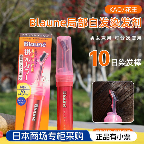 日本KAO/花王染发笔遮盖神器持久