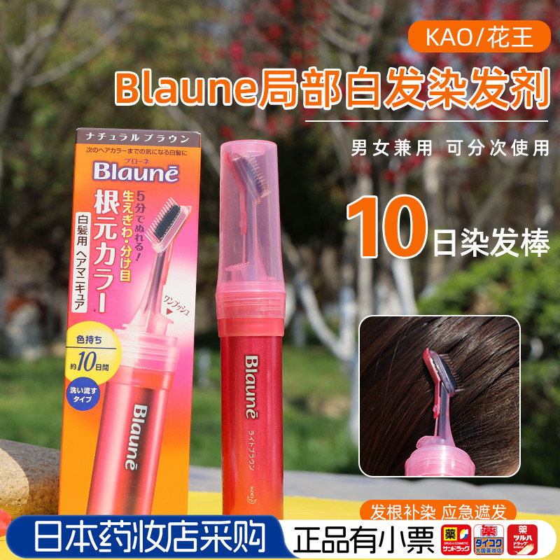 日本KAO/花王染发笔遮盖神器持久