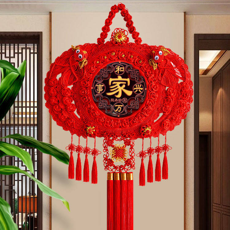 高档中国结挂件客厅大号桃木福字玄关走廊电视墙开业乔迁新春装饰,特色手工艺,中国结,淘宝优惠券,粉丝福利购,淘宝优惠卷