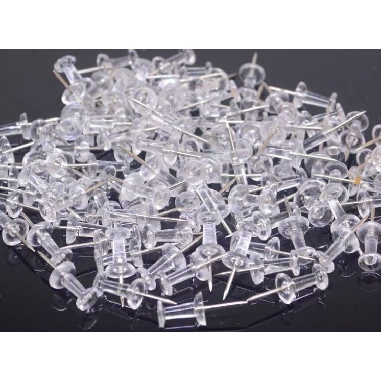 透明工字钉木板无痕创意美术绘画图钉ins高颜值美工钉小图钉墙钉