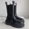 BOOTS LARGE SIZE THICK BOTTOM BRITISH STYLE MARTIN BOOTS MONA THE SAME MID-TUBE CHELSEA BOOTS 41-42 CIGARETTE BOOTS MEN