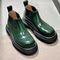 THE NEW BIG-TOE MENS PLATFORM PLATFORM BOOTS PLUS SIZE CHELSEA BOOTS MONA ARE THE SAME AS THE BRITISH STYLE MARTIN BOOTS