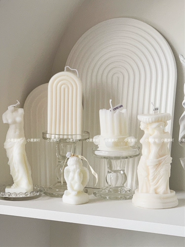 Брендовый кремовый декор, аромотерапия, свеча, французский стиль