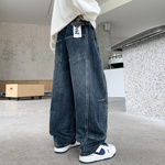 男童牛仔裤儿童裤子春装2026新款中大童装胖男孩宽松休闲工装裤潮