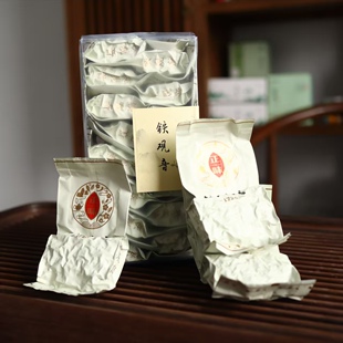 清香型铁观音乌龙茶白水甜兰花香铁观音120g盒装茶叶（8g*15包）