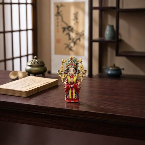 北京故宫Q版皇帝皇后凤冠冰箱贴