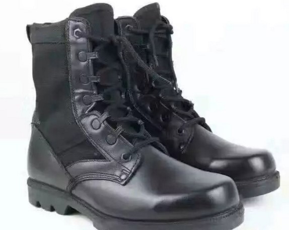 Bottes militaires pour homme en toile - Ref 1398534 Image 1