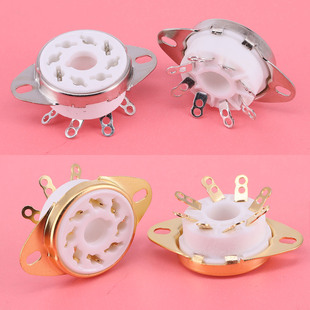 8脚管座GZC8-Y-6用6SN7 EL34 GZ34 6SN7 KT88 6CA7 6L6 6V6电子管