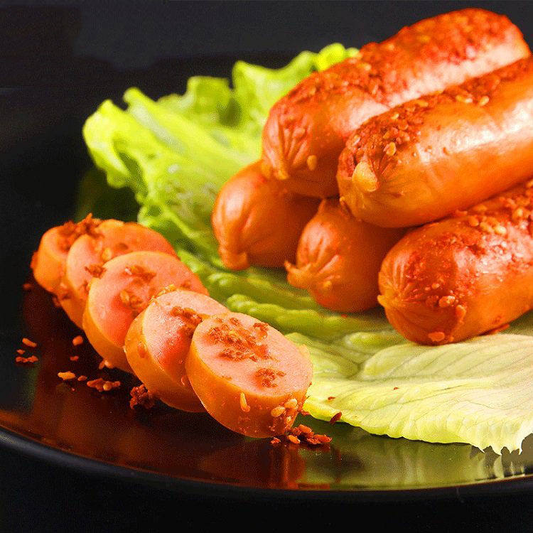 清真香辣脆皮肠32g尚清斋香辣香脆肠小烤肠回民食品1件包邮