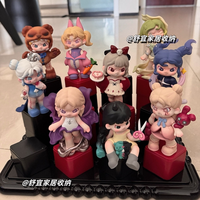 DORA大表姐六代幻想乐园伪善兔子盲盒手办收纳盒造景阶梯展示架盒