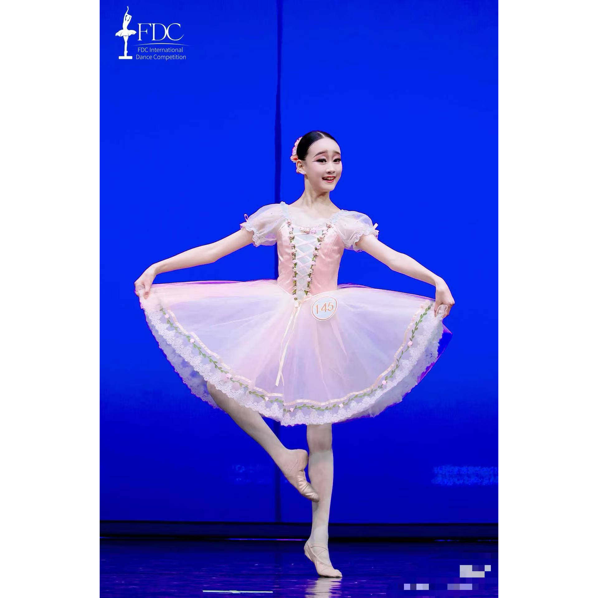 芭蕾舞裙女童长纱裙葛蓓莉亚关不住的女儿吉赛尔演出服装成人儿童