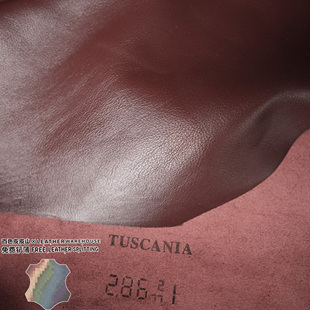 意大利托斯卡纳酒红色MBOX纹路半植鞣1.5MM手工diy头层牛皮真皮料