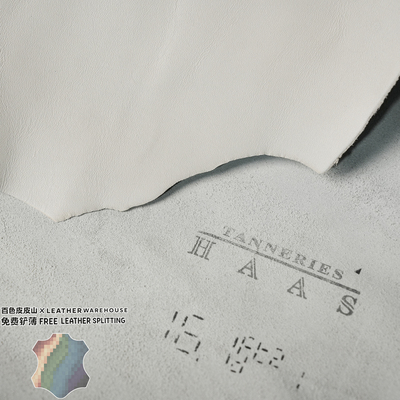 法国HAAS冰川白Zermatt表带里皮