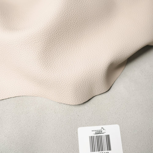 H家德国万哈梅尔奶昔白TOGO2.2MM手工diy头层整张牛皮真皮皮料