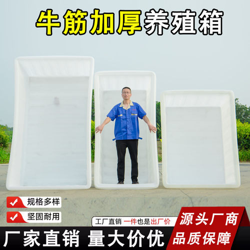 加厚牛筋塑料水箱长方形养殖箱