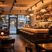 复古工业风酒吧吧台小酒馆调酒台清吧前台接待台烧烤店收银台定制