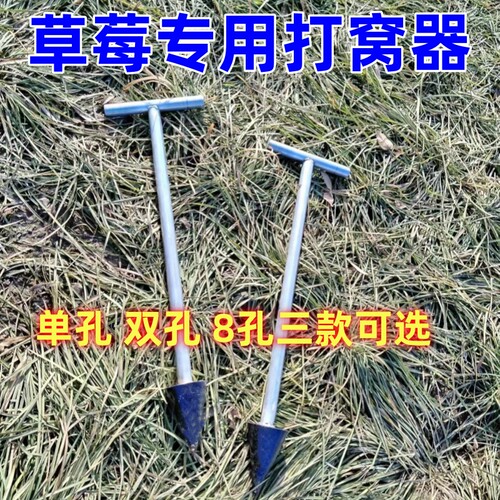 新款草莓打窝器打孔器定植打孔器
