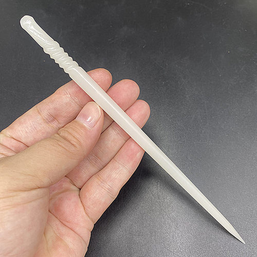 仿白玉日常简约木兰簪子头饰