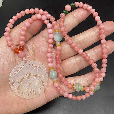 项链汉服玉佩腰佩挂件双玉吊坠