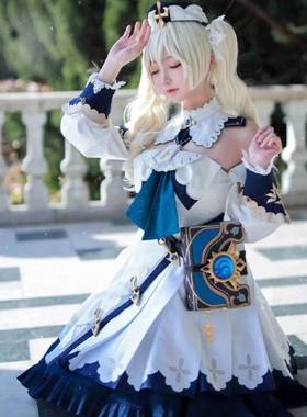 三分喵屋原神cos服初始五星芭芭拉cosplay服装游戏御姐全套套装女