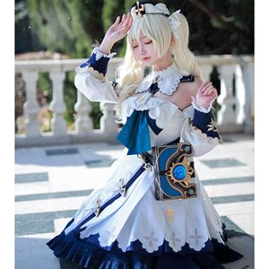 三分喵屋原神cos服初始五星芭芭拉cosplay服装游戏御姐全套套装女