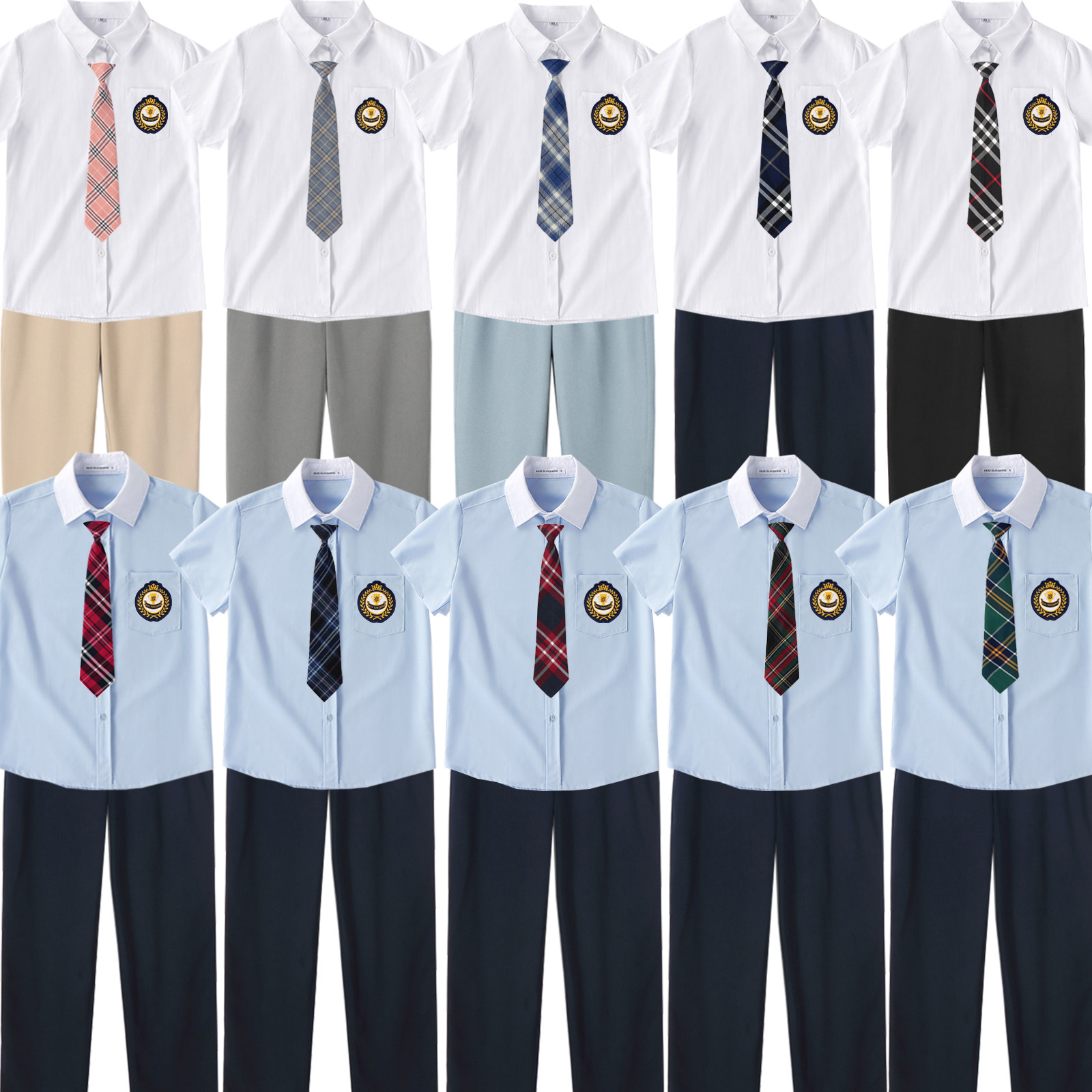 韩版英伦毕业学生班校服制服套装