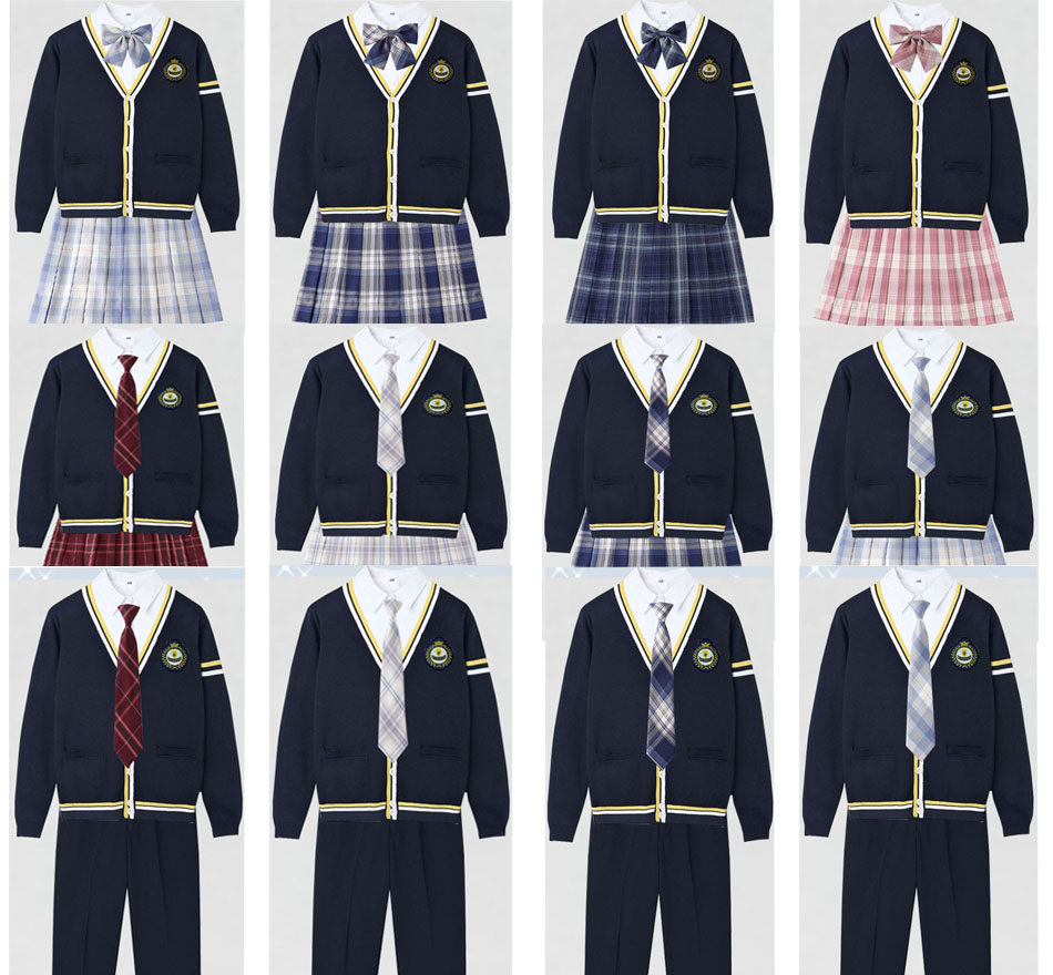 jk定做logo调节合唱深蓝演出服