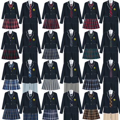 英伦学院风班服校服制服情侣套装