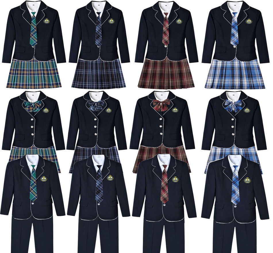 英伦学院风少年继承大高中小学生班服校园服工作服DK制服JK全套装