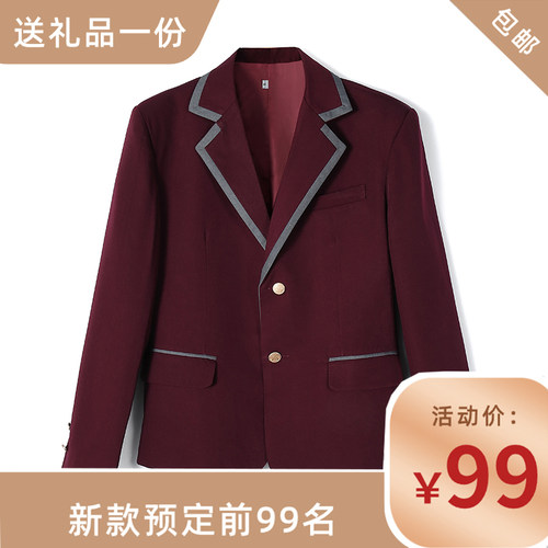 维品夏长袖学院网红款西装外套