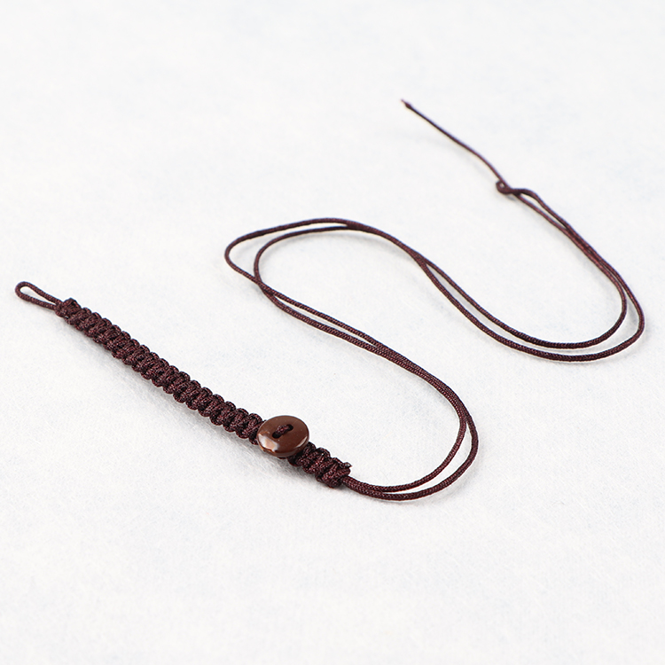 半成品活扣钥匙扣手编线圈 diy简约手机链绳平结配件饰品配饰绳