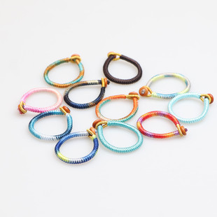 手把盘玩吊坠diy绳手工编手把件绳车挂绳扣环钥匙扣包包挂饰配绳