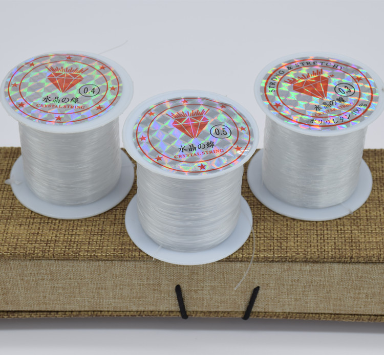 特价 厂家diy串珠透明无弹力鱼丝线 鱼丝线批 发 珠宝线绳专业批