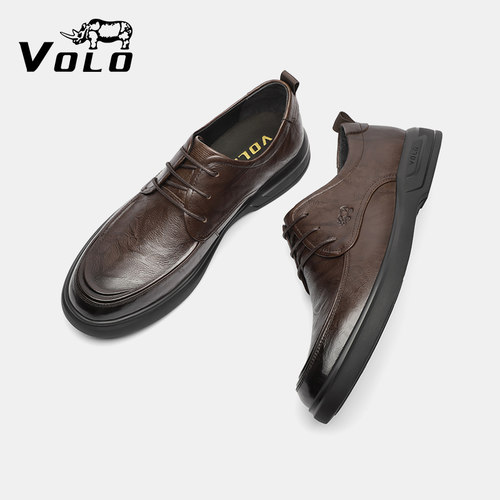 【超轻软皮】VOLO犀牛真皮休闲鞋