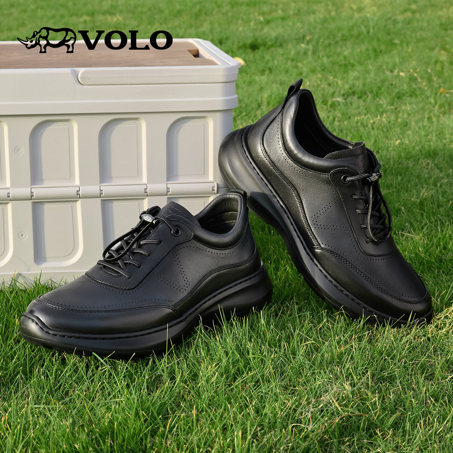 VOLO犀牛鞋子男鞋2025新款冬男士休闲鞋真皮男鞋按摩底运动鞋软底,流行男鞋,时尚休闲鞋,淘宝优惠券,粉丝福利购,淘宝优惠卷