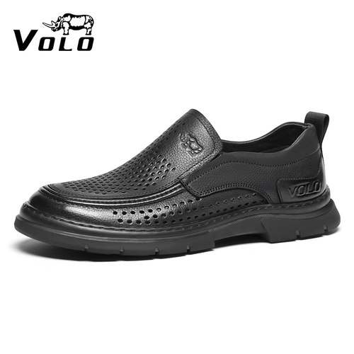 【镂空防臭】VOLO犀牛真皮休闲鞋