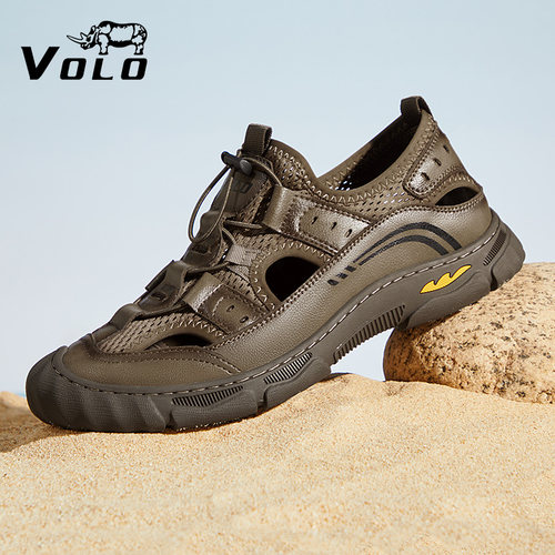 VOLO犀牛夏季透气休闲凉鞋