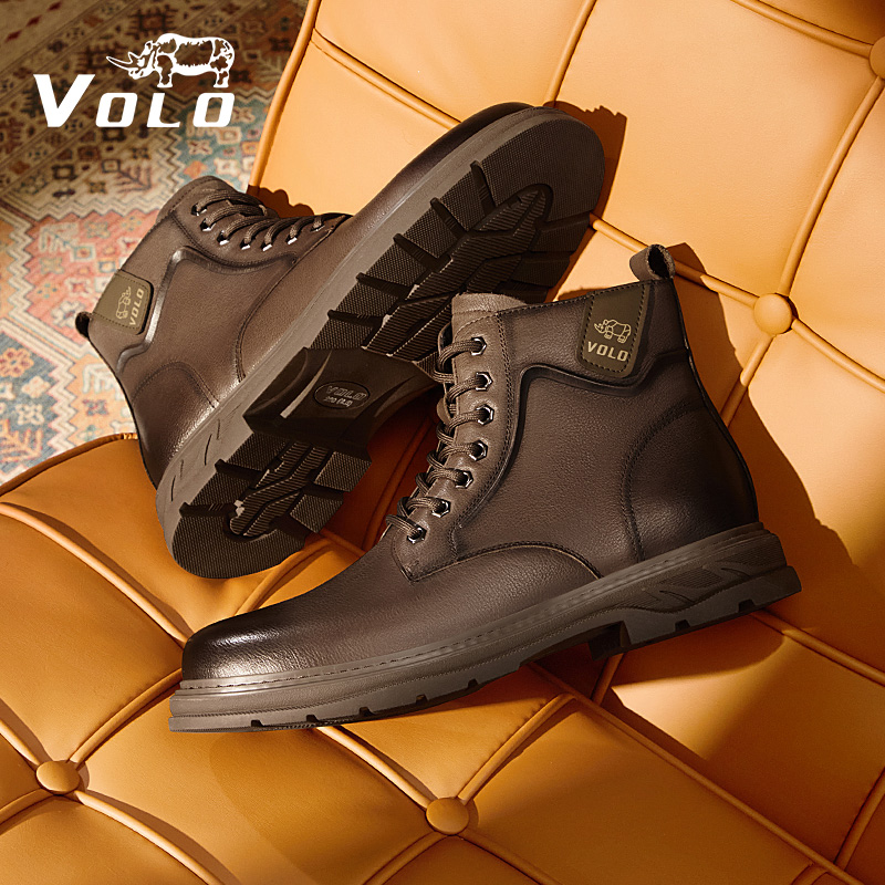 【明星同款】VOLO犀牛真皮馬丁靴