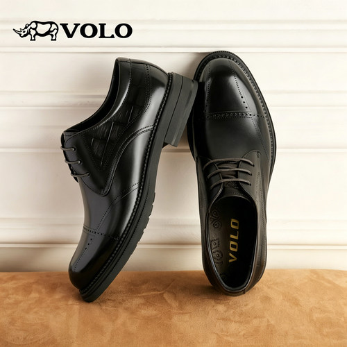 【头层小牛皮】VOLO/犀牛德比鞋