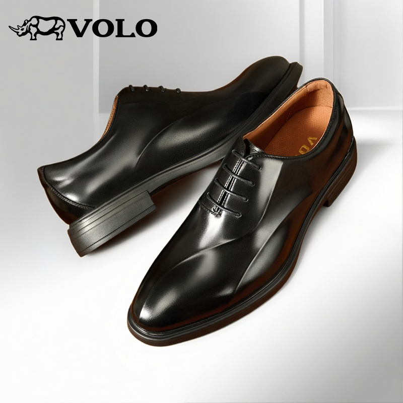 【轻质小牛皮】VOLO男士牛津鞋