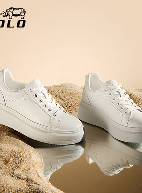 【成毅同款女鞋】VOLO犀牛鞋子女2025新款爆款厚底小白鞋增高女鞋