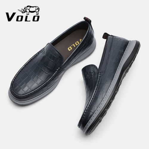 VOLO/犀牛羊皮超轻软底豆豆鞋