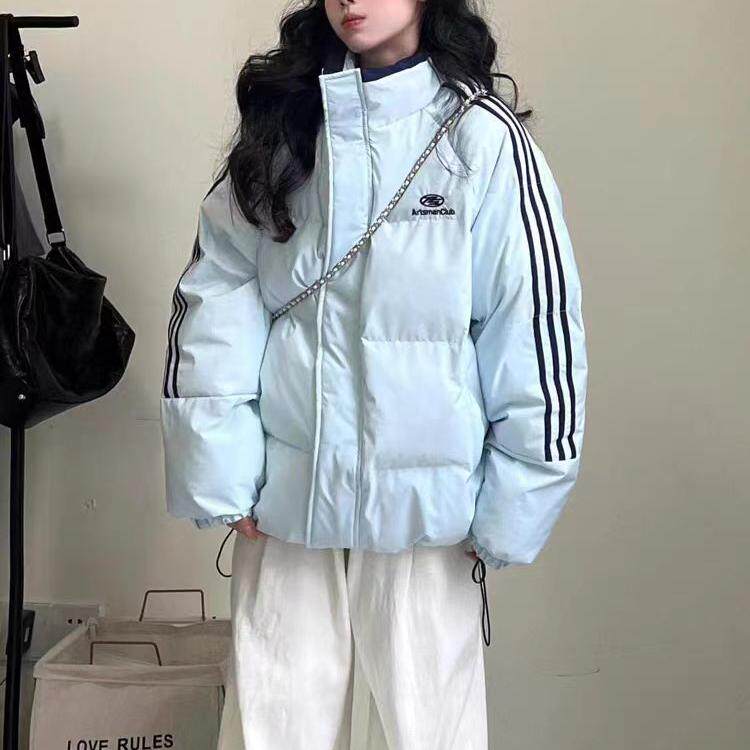 美式羽绒棉服女2024年冬季