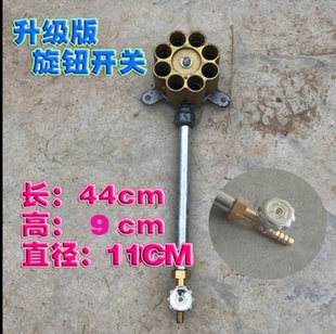 商用猛火灶炉头煤气单灶饭店专用燃气灶高压液化气沼气天然气灶头