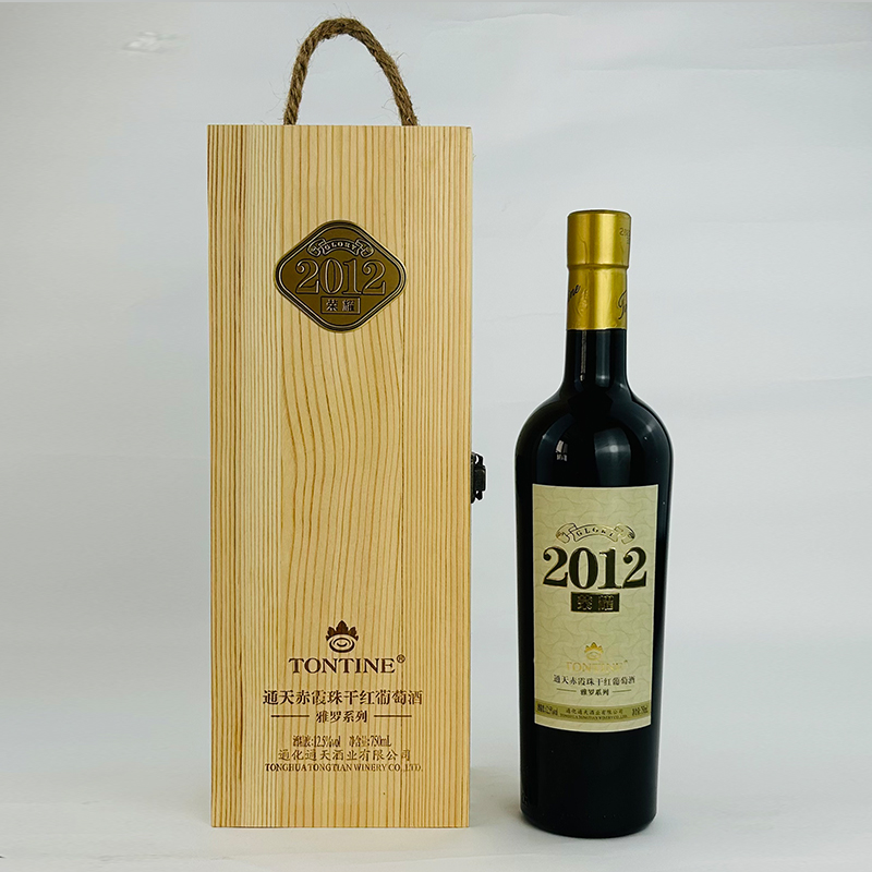 通化通天赤霞珠干红葡萄酒礼盒装晚收雅罗荣耀2012红酒葡萄酒干红