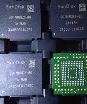SDIN8DE2-8G全新原装 BGA153球 emmc 8G储存器字库 4.5